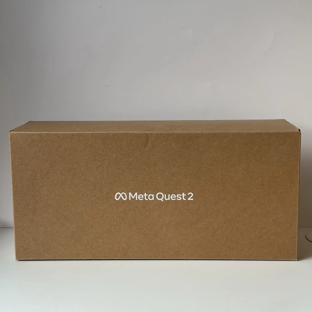 BOX ONLY Meta Quest 2 Brown Empty Box Only